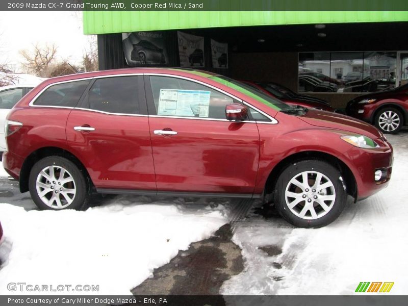 Copper Red Mica / Sand 2009 Mazda CX-7 Grand Touring AWD