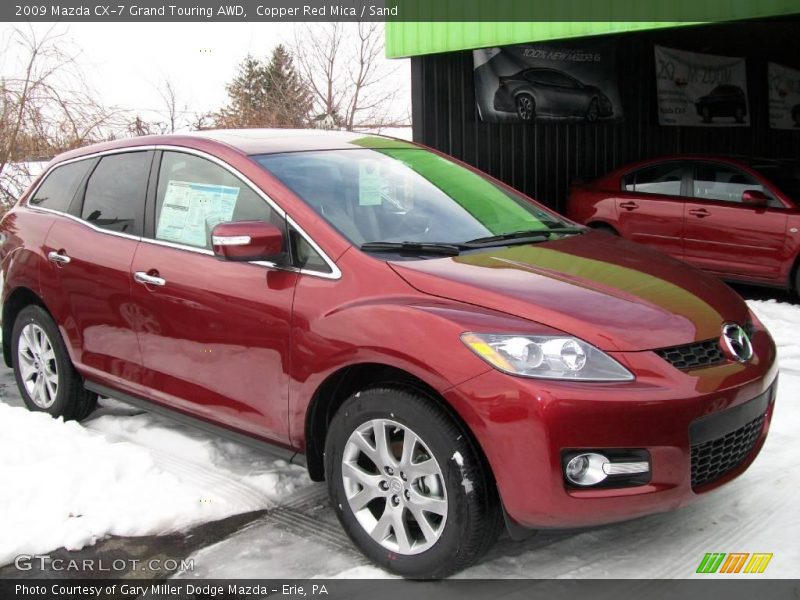 Copper Red Mica / Sand 2009 Mazda CX-7 Grand Touring AWD
