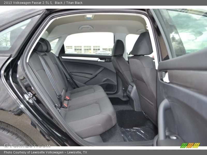 Rear Seat of 2013 Passat 2.5L S