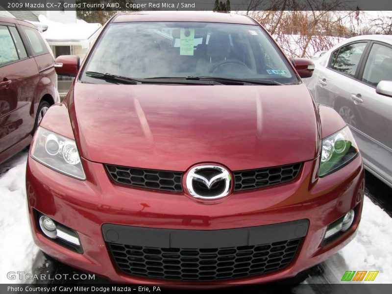 Copper Red Mica / Sand 2009 Mazda CX-7 Grand Touring AWD
