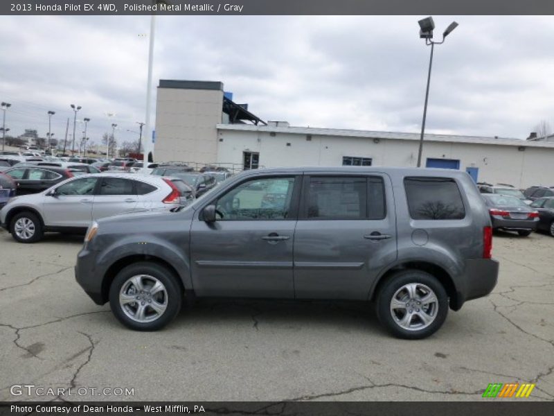 Polished Metal Metallic / Gray 2013 Honda Pilot EX 4WD
