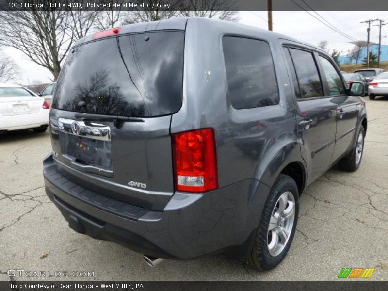 Polished Metal Metallic / Gray 2013 Honda Pilot EX 4WD