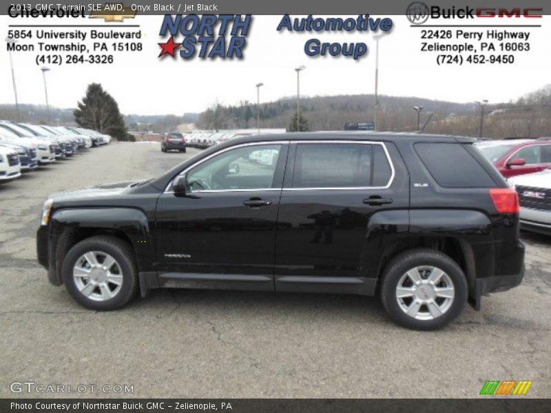 Onyx Black / Jet Black 2013 GMC Terrain SLE AWD