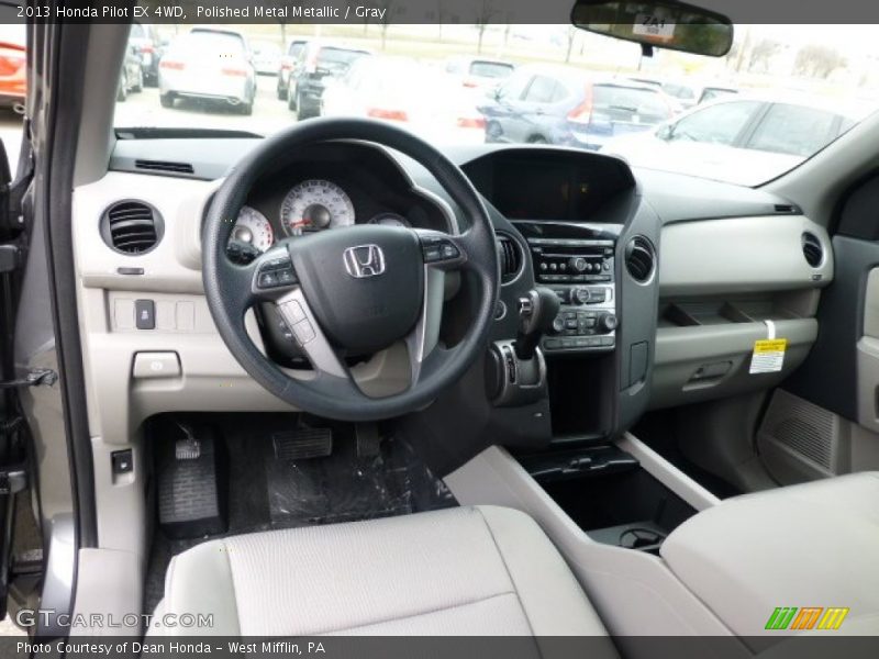 Gray Interior - 2013 Pilot EX 4WD 