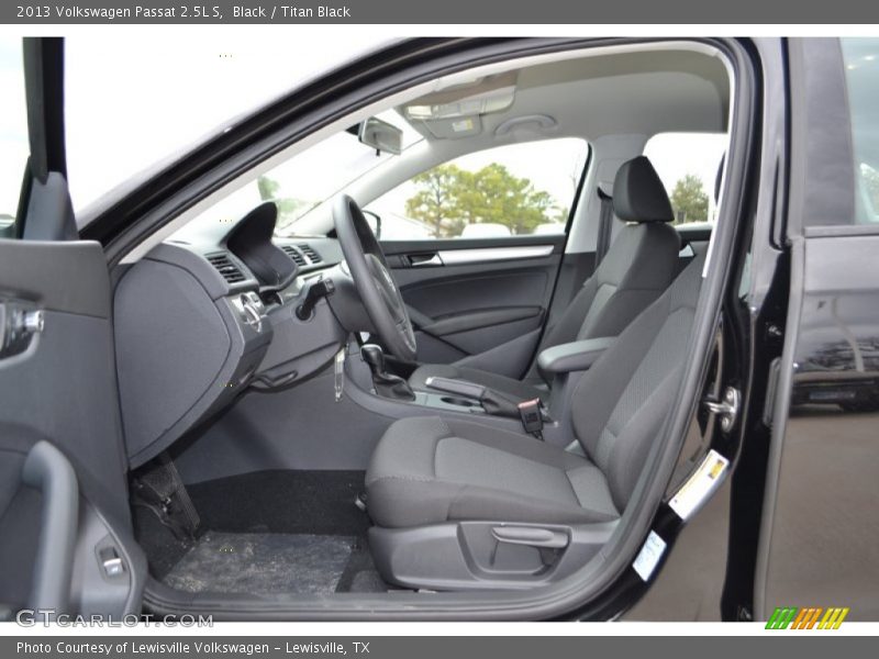  2013 Passat 2.5L S Titan Black Interior
