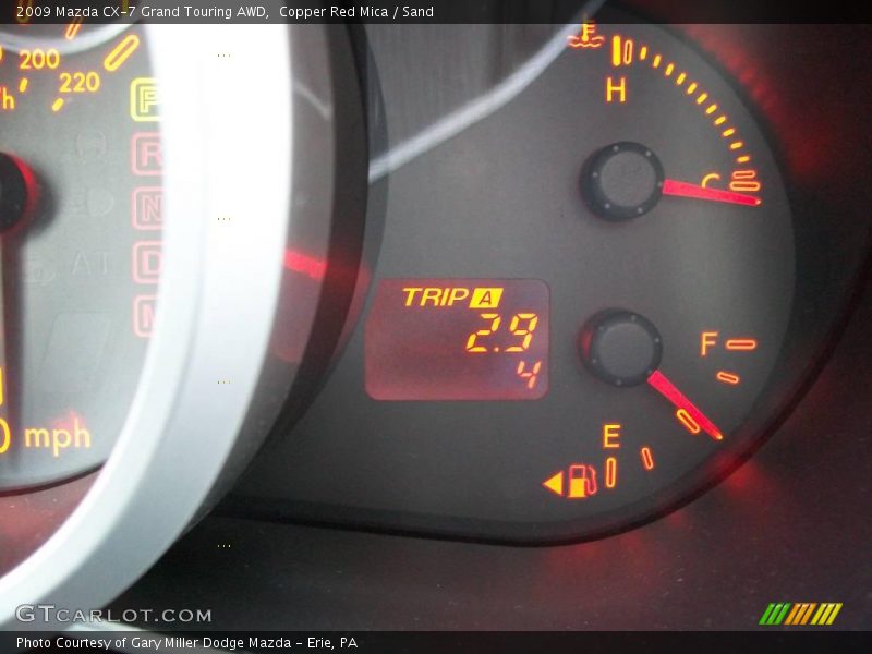 Copper Red Mica / Sand 2009 Mazda CX-7 Grand Touring AWD