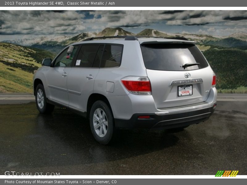 Classic Silver Metallic / Ash 2013 Toyota Highlander SE 4WD