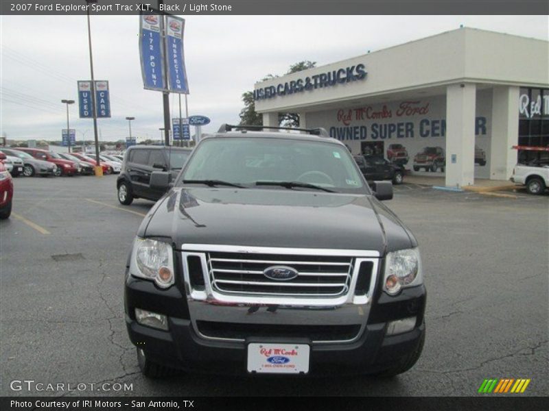 Black / Light Stone 2007 Ford Explorer Sport Trac XLT