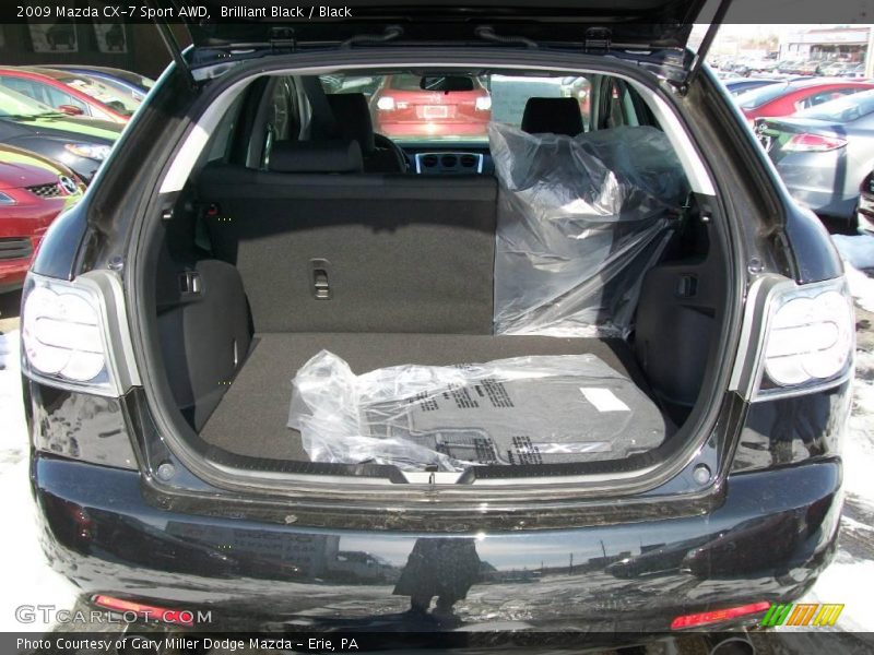 Brilliant Black / Black 2009 Mazda CX-7 Sport AWD
