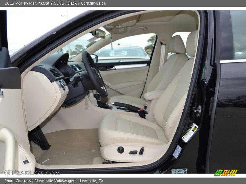 Black / Cornsilk Beige 2013 Volkswagen Passat 2.5L SE