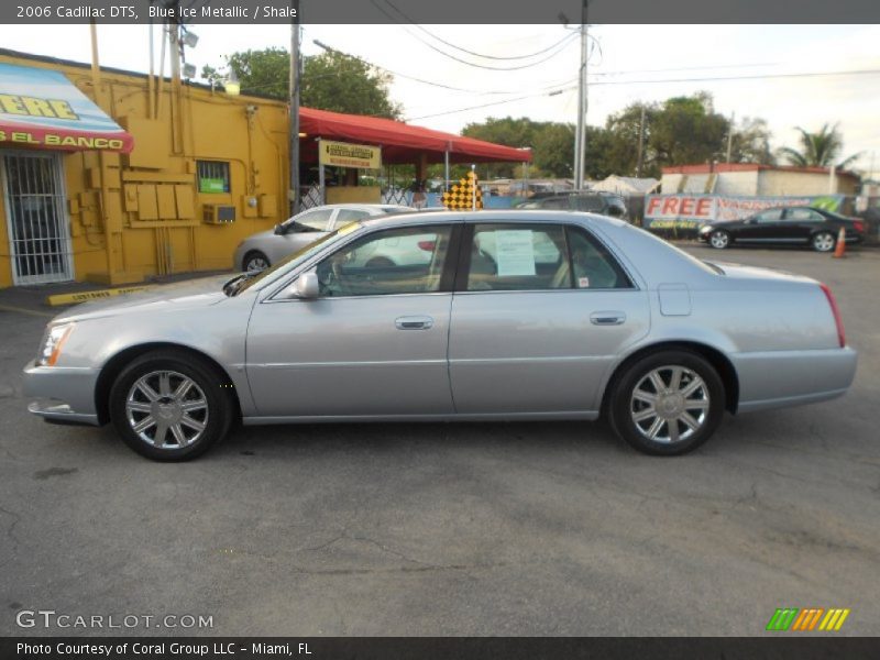 Blue Ice Metallic / Shale 2006 Cadillac DTS