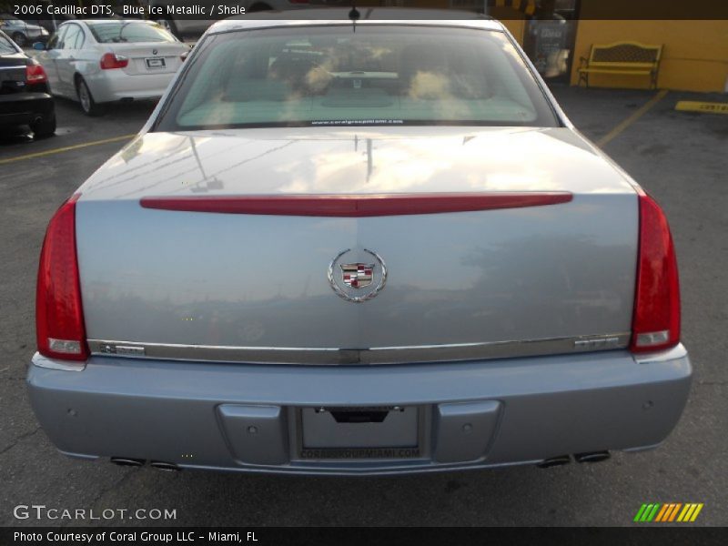 Blue Ice Metallic / Shale 2006 Cadillac DTS