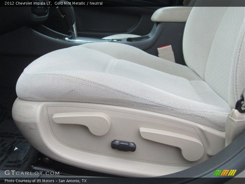 Gold Mist Metallic / Neutral 2012 Chevrolet Impala LT