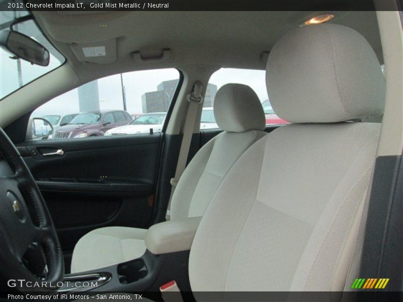 Gold Mist Metallic / Neutral 2012 Chevrolet Impala LT
