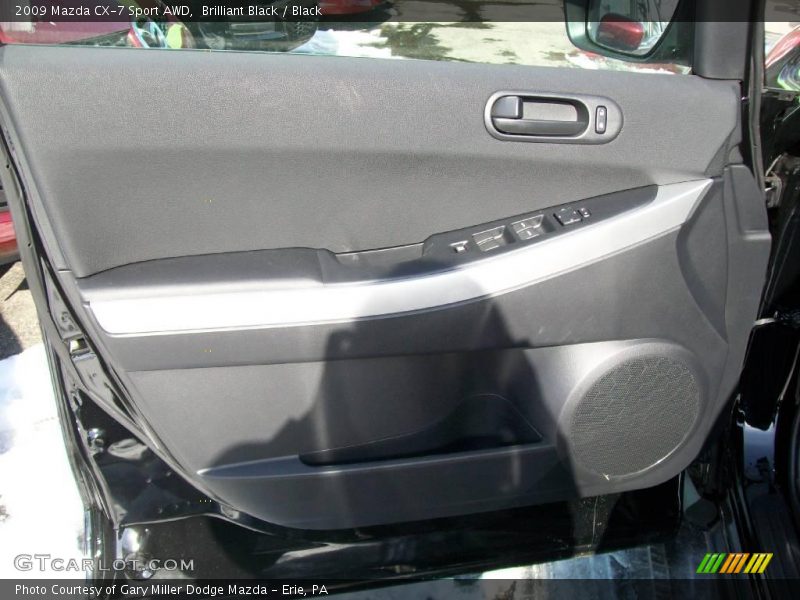 Brilliant Black / Black 2009 Mazda CX-7 Sport AWD