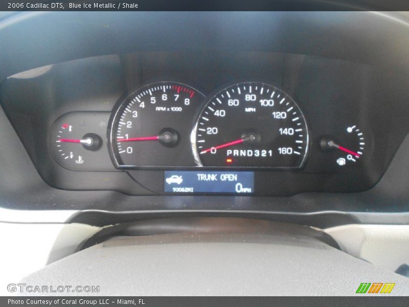 Blue Ice Metallic / Shale 2006 Cadillac DTS