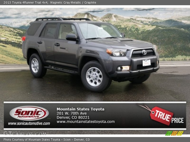 Magnetic Gray Metallic / Graphite 2013 Toyota 4Runner Trail 4x4