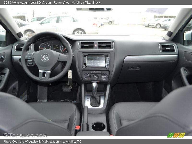 Reflex Silver Metallic / Titan Black 2013 Volkswagen Jetta TDI Sedan