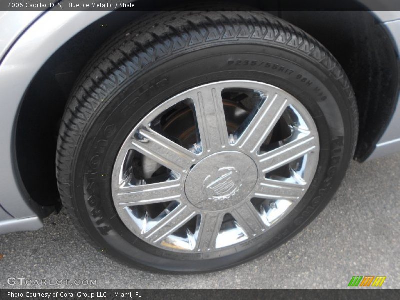 Blue Ice Metallic / Shale 2006 Cadillac DTS