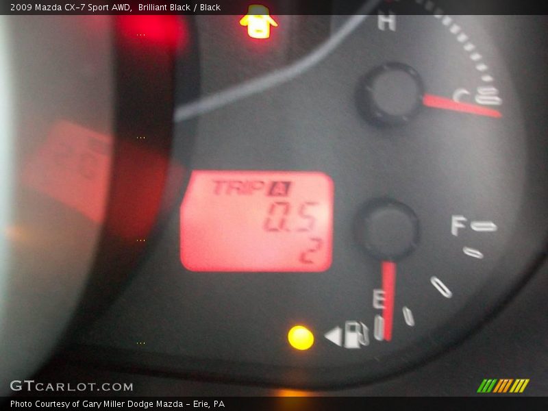 Brilliant Black / Black 2009 Mazda CX-7 Sport AWD