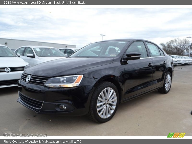 Black Uni / Titan Black 2013 Volkswagen Jetta TDI Sedan