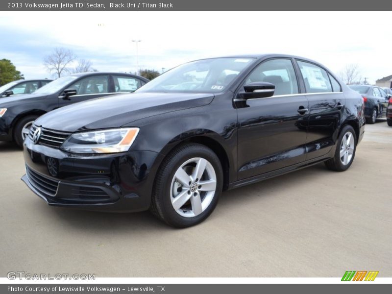 Black Uni / Titan Black 2013 Volkswagen Jetta TDI Sedan