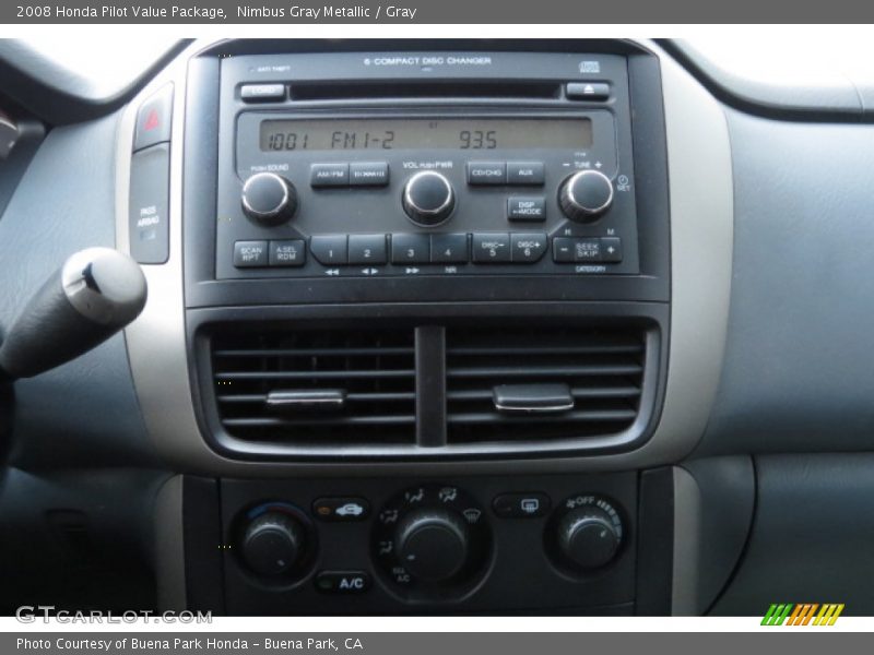 Nimbus Gray Metallic / Gray 2008 Honda Pilot Value Package