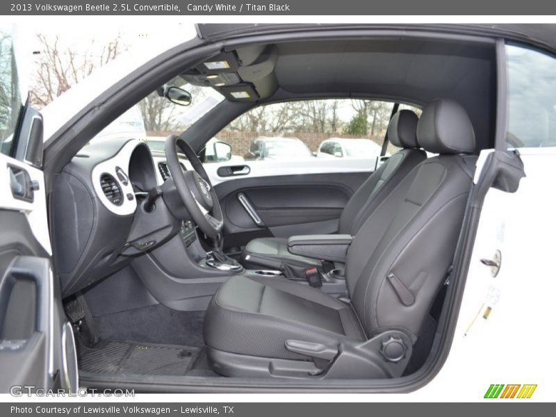  2013 Beetle 2.5L Convertible Titan Black Interior