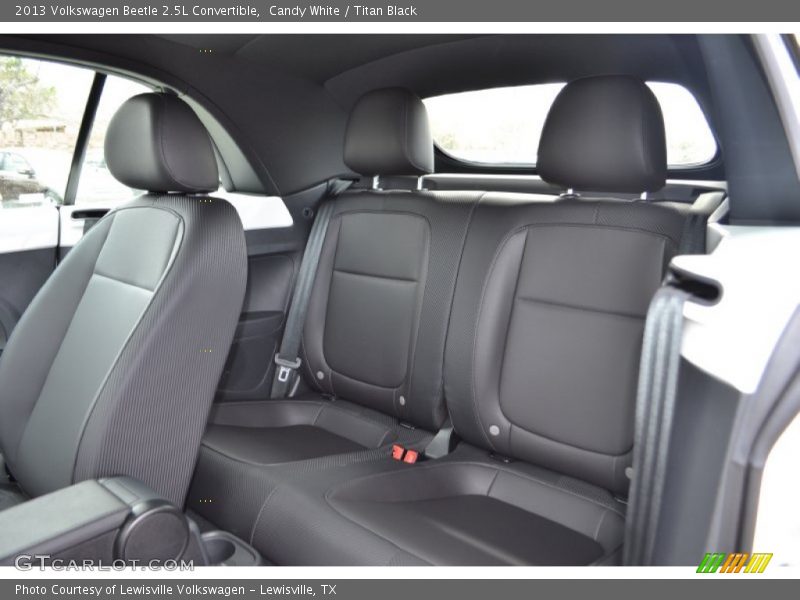 Rear Seat of 2013 Beetle 2.5L Convertible