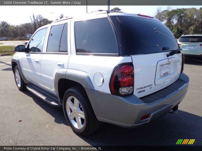 Summit White / Gray 2009 Chevrolet TrailBlazer LT