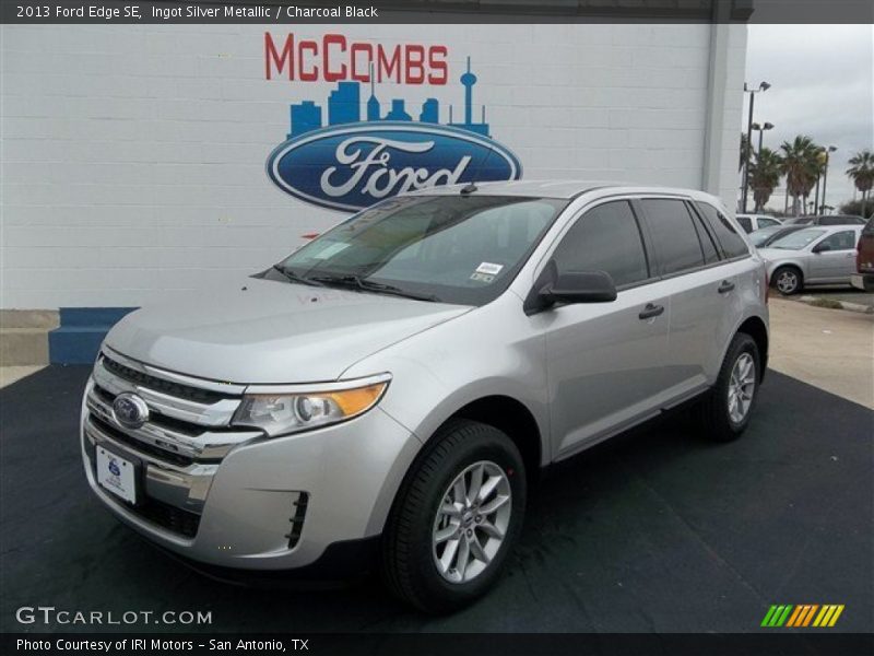Ingot Silver Metallic / Charcoal Black 2013 Ford Edge SE