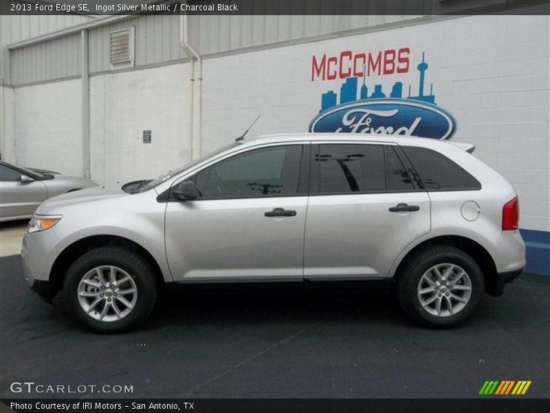 Ingot Silver Metallic / Charcoal Black 2013 Ford Edge SE