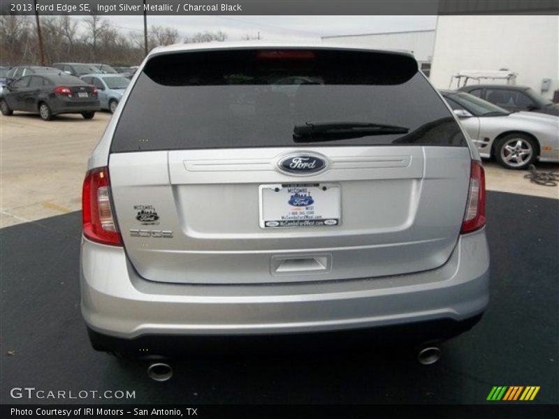 Ingot Silver Metallic / Charcoal Black 2013 Ford Edge SE