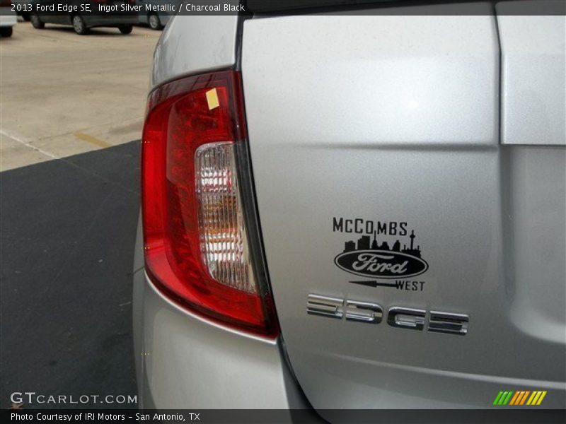 Ingot Silver Metallic / Charcoal Black 2013 Ford Edge SE