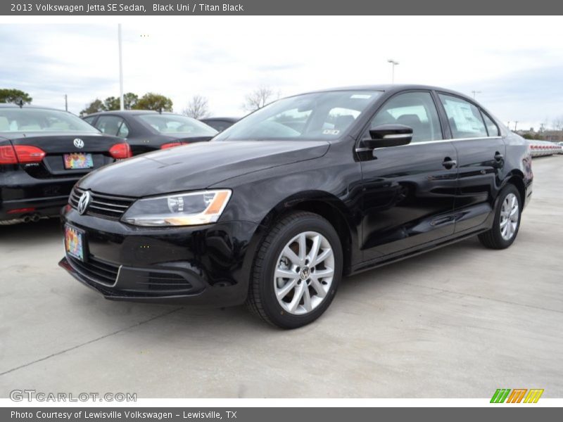 Black Uni / Titan Black 2013 Volkswagen Jetta SE Sedan