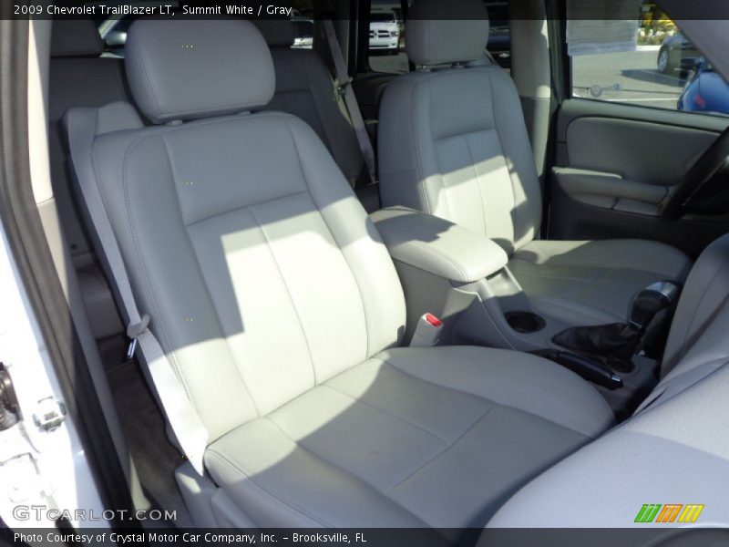 Summit White / Gray 2009 Chevrolet TrailBlazer LT