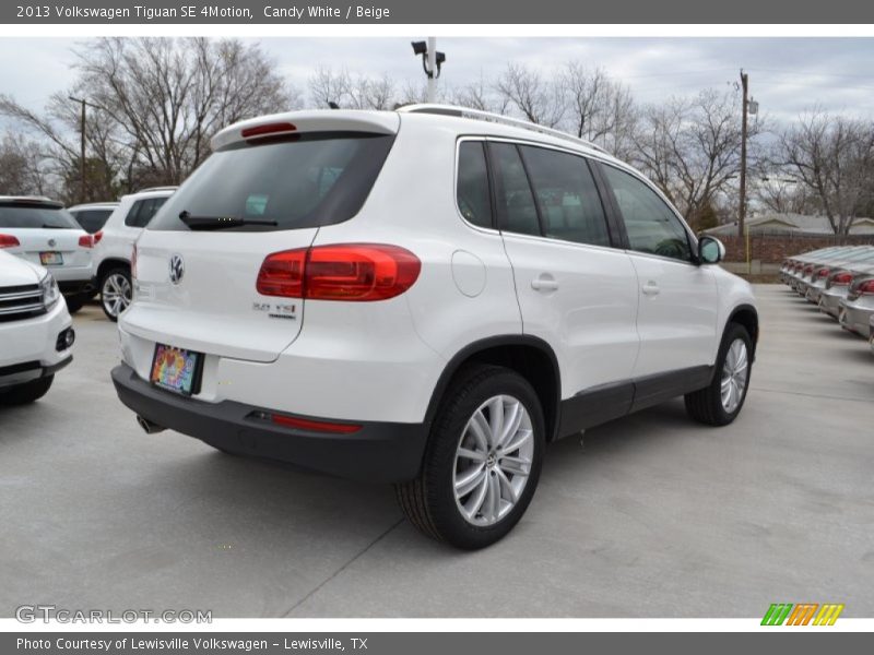 Candy White / Beige 2013 Volkswagen Tiguan SE 4Motion