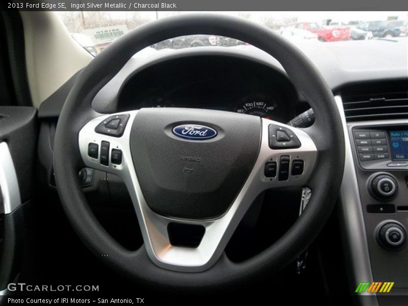 Ingot Silver Metallic / Charcoal Black 2013 Ford Edge SE