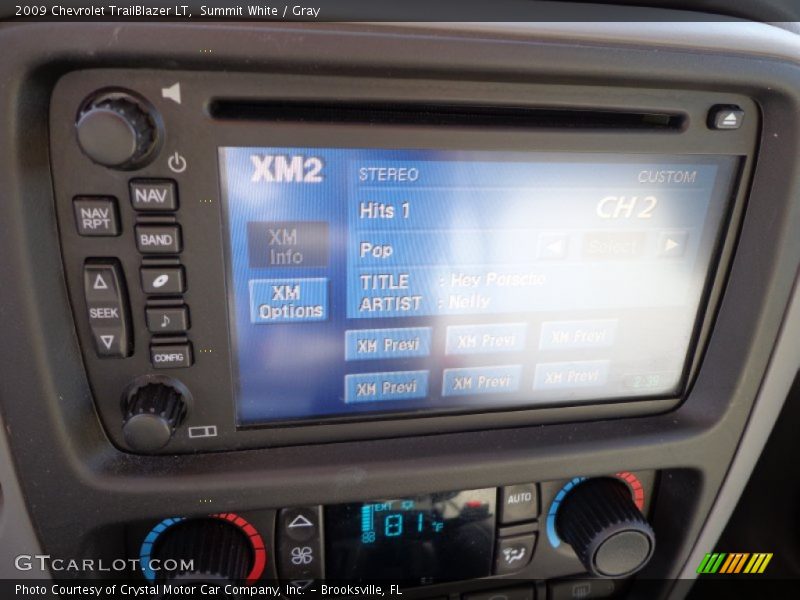 Summit White / Gray 2009 Chevrolet TrailBlazer LT