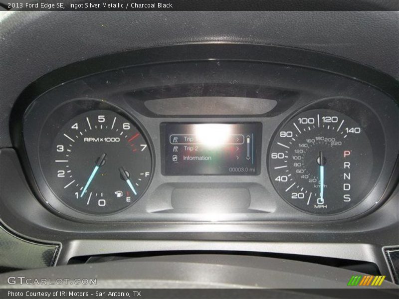 Ingot Silver Metallic / Charcoal Black 2013 Ford Edge SE