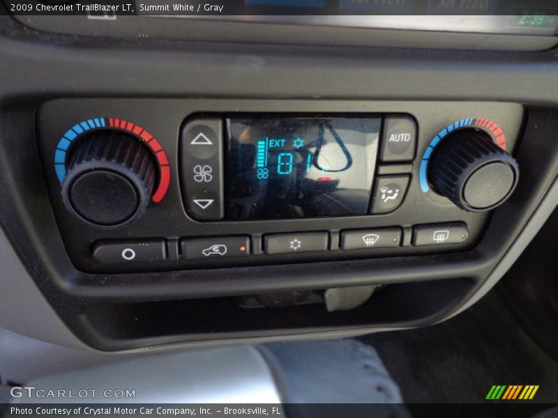 Summit White / Gray 2009 Chevrolet TrailBlazer LT