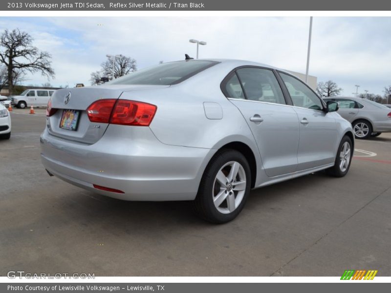 Reflex Silver Metallic / Titan Black 2013 Volkswagen Jetta TDI Sedan