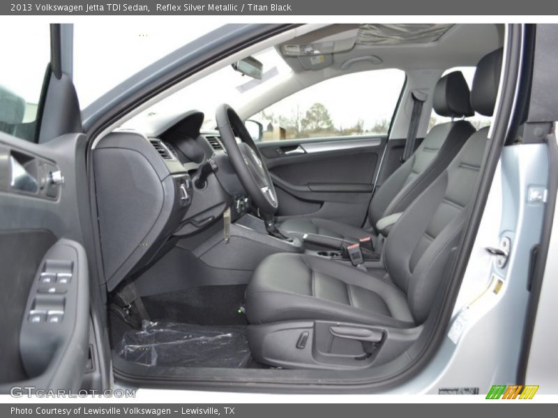 Reflex Silver Metallic / Titan Black 2013 Volkswagen Jetta TDI Sedan