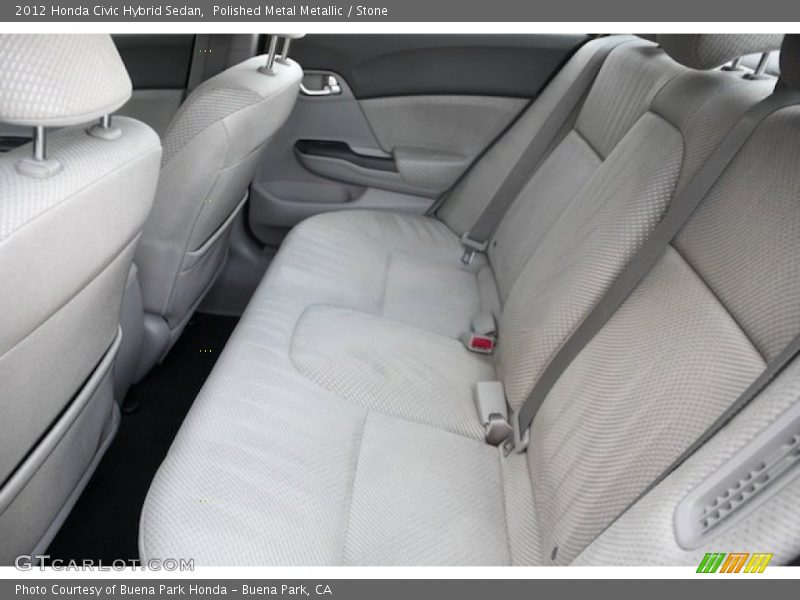 Polished Metal Metallic / Stone 2012 Honda Civic Hybrid Sedan