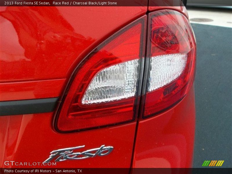 Race Red / Charcoal Black/Light Stone 2013 Ford Fiesta SE Sedan