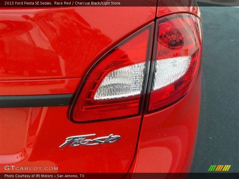 Race Red / Charcoal Black/Light Stone 2013 Ford Fiesta SE Sedan