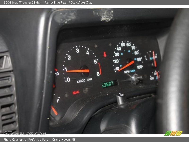 Patriot Blue Pearl / Dark Slate Gray 2004 Jeep Wrangler SE 4x4