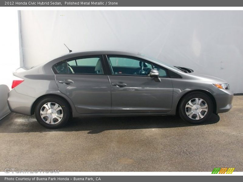 Polished Metal Metallic / Stone 2012 Honda Civic Hybrid Sedan