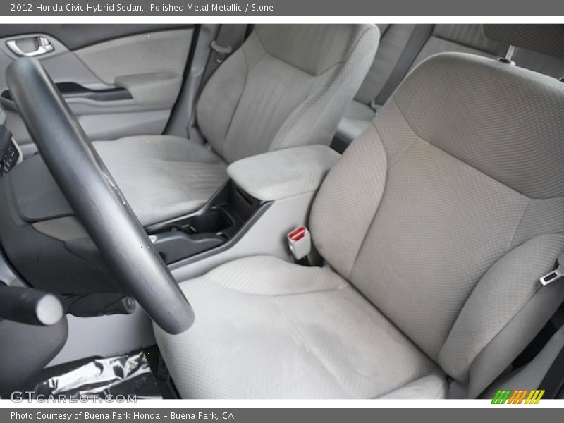 Polished Metal Metallic / Stone 2012 Honda Civic Hybrid Sedan