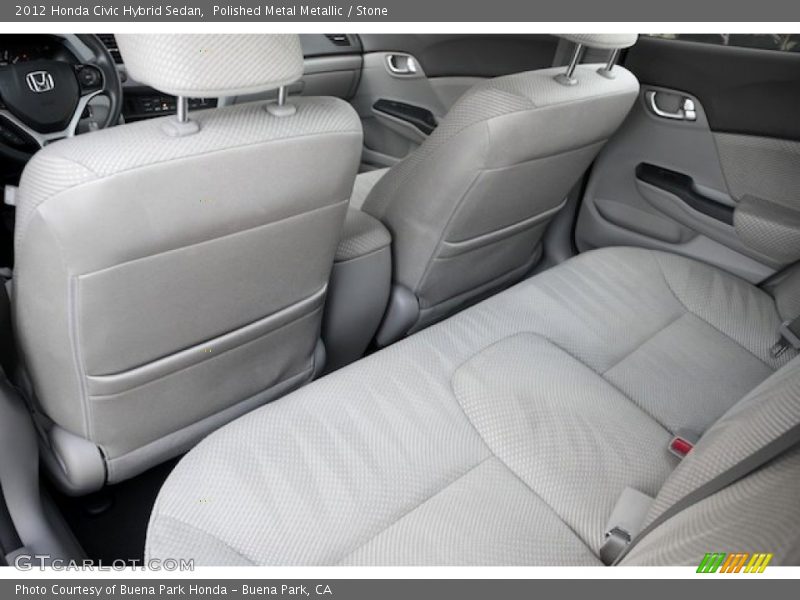 Polished Metal Metallic / Stone 2012 Honda Civic Hybrid Sedan